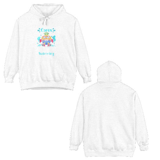 Pool Swimming Pool Front Crawl Summer Double Sided Hoodies