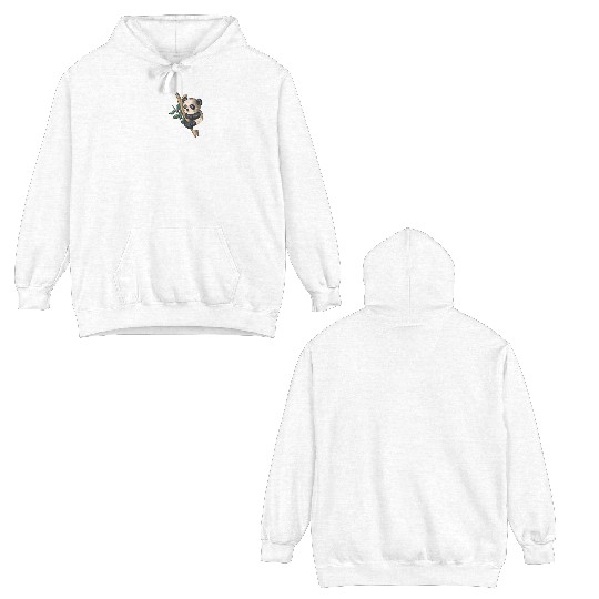 Michelangelo Creation of Adam Panda Friend Lover Double Sided Hoodies