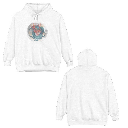 Moon and Dragon Double Sided Hoodies: A Legend Among the Stars