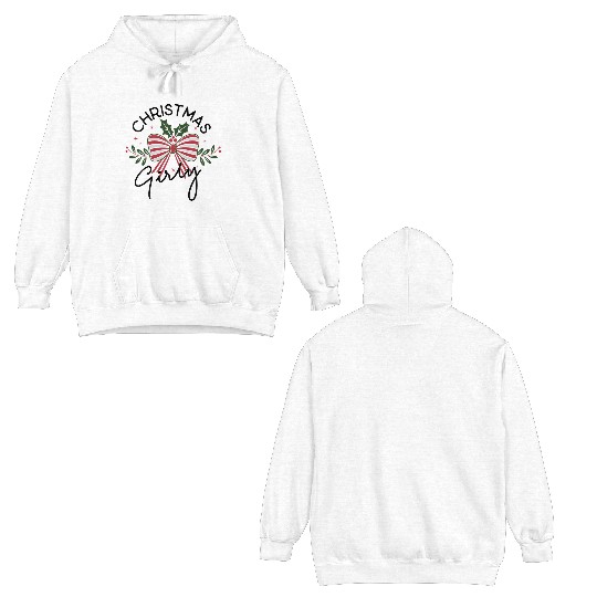 Christmas girly Double Sided Hoodies