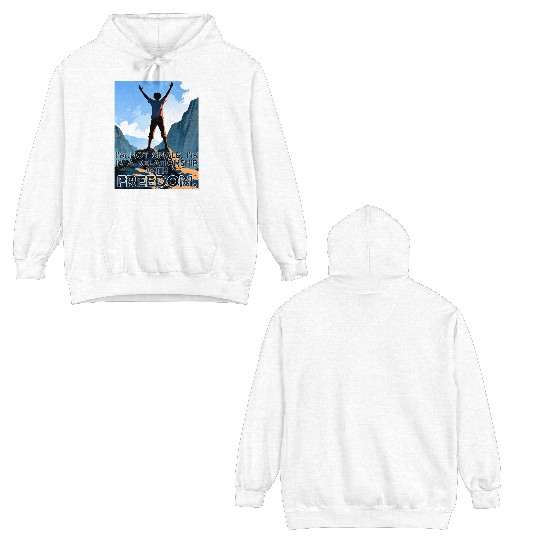 Not Single In Relationship with Freedom Valentines Double Sided Hoodies