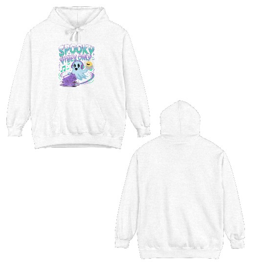 Seashell Beach Scene Serene Ocean Landscape Double Sided Hoodies