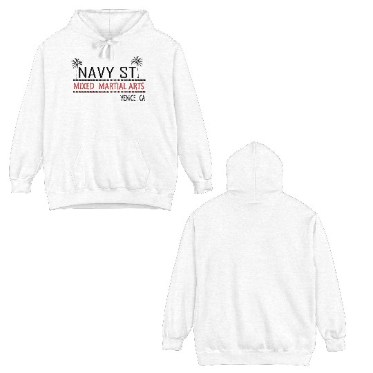 navy st 3 Double Sided Hoodies