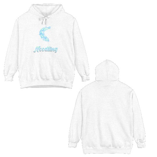 Catfish Fishing Waller Fish Noodler Flathead Double Sided Hoodies