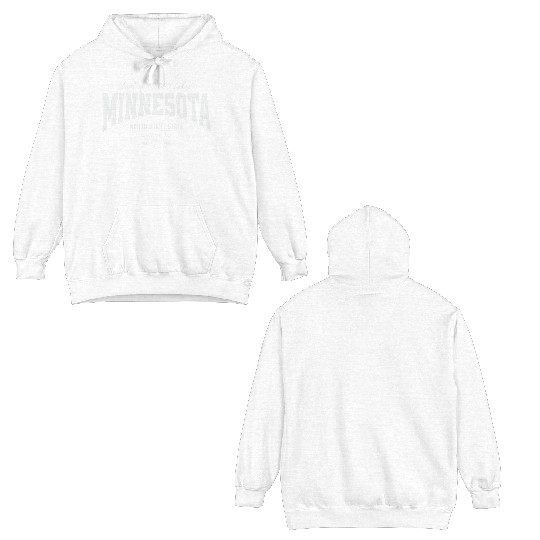 Minnesota Land of 10,000 Lakes Double Sided Hoodies