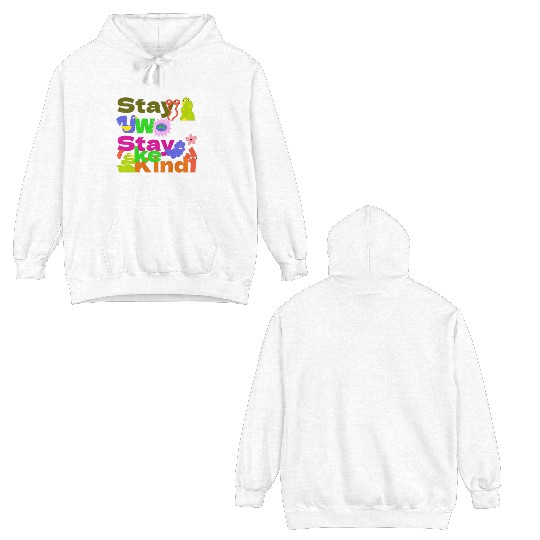 Stay Woke, Stay Kind – Inspirational Double Sided Hoodies