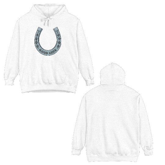 Good Luck Horseshoe Double Sided Hoodies