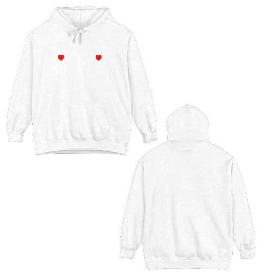Snacks Are My Love Language Funny Valentines Day Double Sided Hoodies