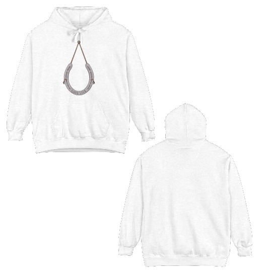 Horseshoe to bring you good luck Double Sided Hoodies