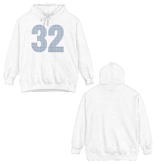 ️ Oversized Gingham 32 ️ Double Sided Hoodies