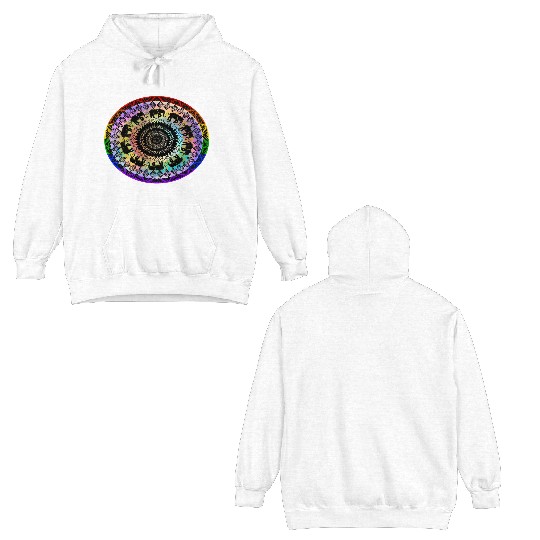 The colorful elephant! Double Sided Hoodies