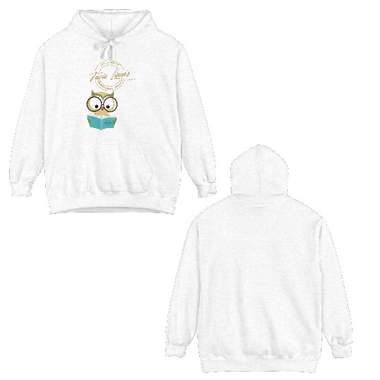 The Wise Coaching Owl Double Sided Hoodies by Tavia Linen