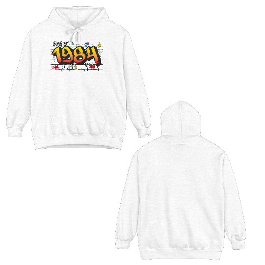 Best of 1984 Graffiti – 41 Years of Streetwise Double Sided Hoodies