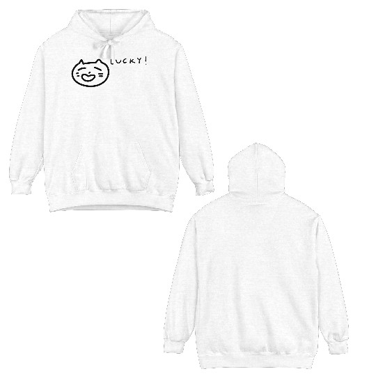 Lucky Cat Double Sided Hoodies