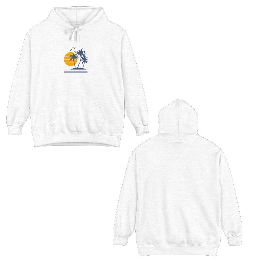 Beach Summer 2025 2k25 Matching Group Trip Travel Double Sided Hoodies