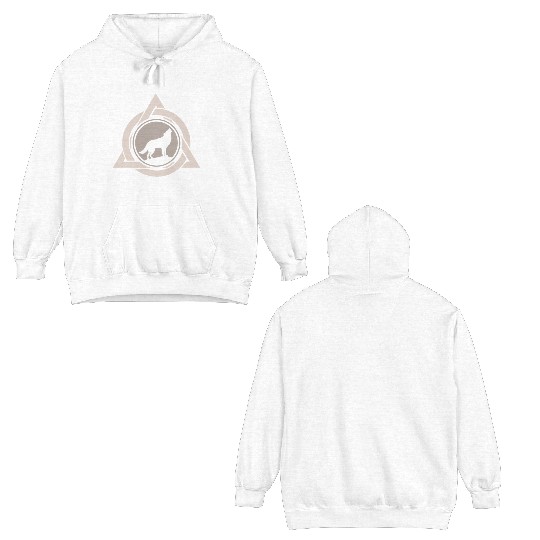 Alter Otherkin Therian Theta Delta Logo Wolf Alpha Double Sided Hoodies