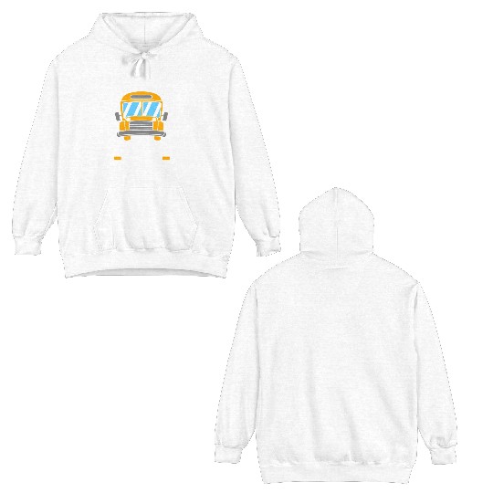 School Bus Driver Funny School Bus Double Sided Hoodies
