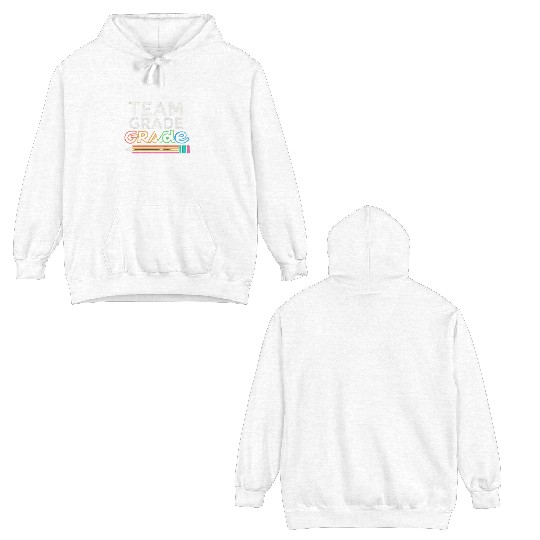 Team First Grade Double Sided Hoodies | Back to School Double Sided Hoodies