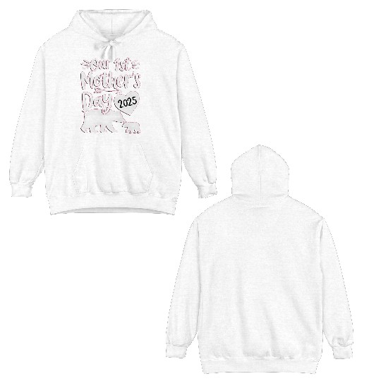 Our 1st Mother's Day 2025 – Bear Mom and Cub SVG Double Sided Hoodies