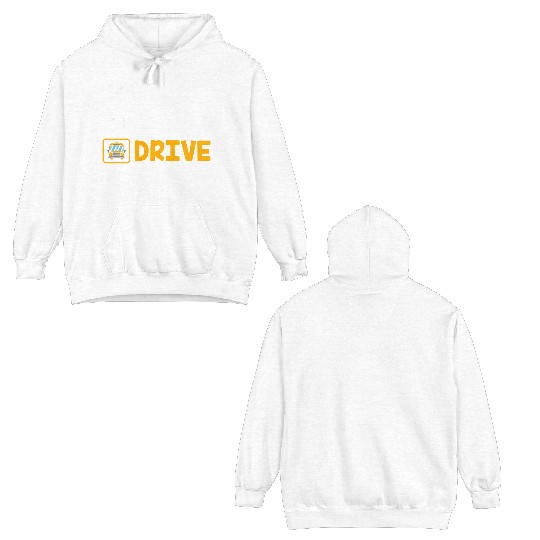School Buse Funny School Bus Driver Double Sided Hoodies