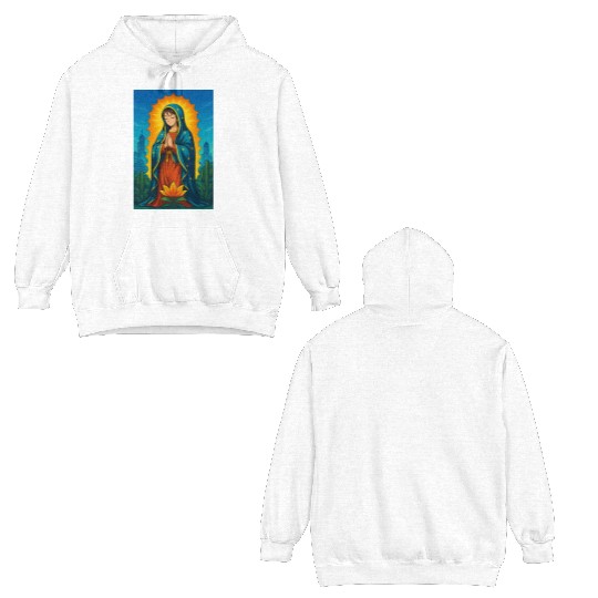 GUADALUPE VIRGEN ANIME STYLE Double Sided Hoodies