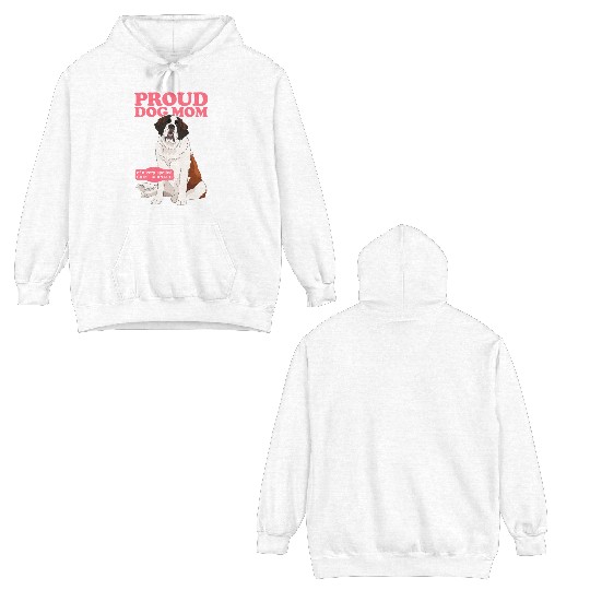 Saint Bernard Dog Mom St. Bernhard Double Sided Hoodies