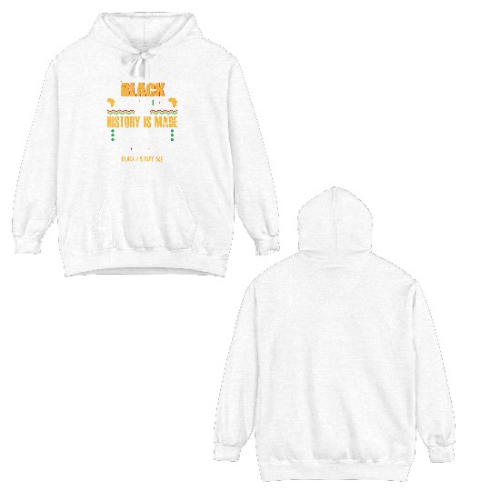 Black History Month Empowerment Design Double Sided Hoodies