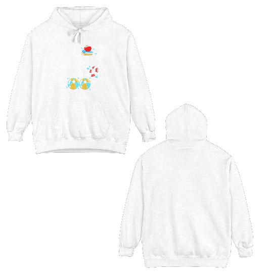 Pool Party Squad Summer Vacation Double Sided Hoodies