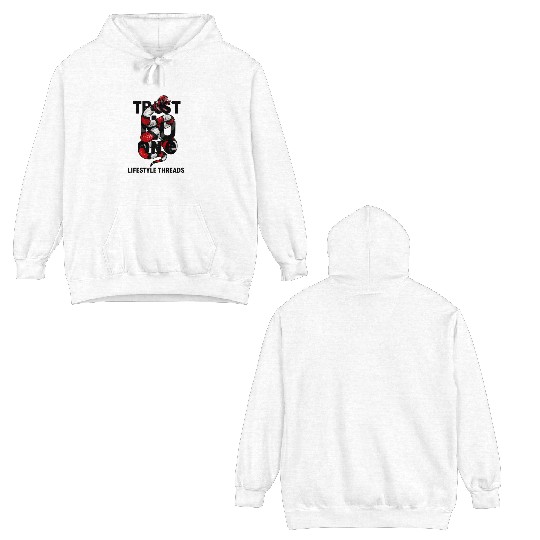 Trust No One Snake Graphic Double Sided Hoodies – Lifestyle Thr