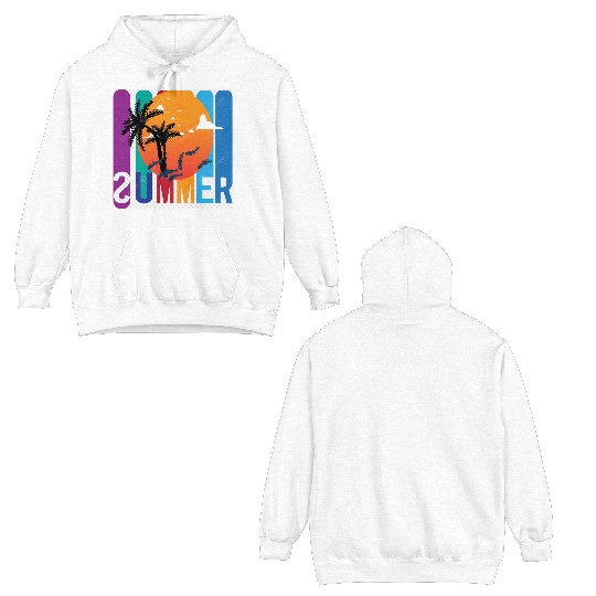 fanny design summer Double Sided Hoodies