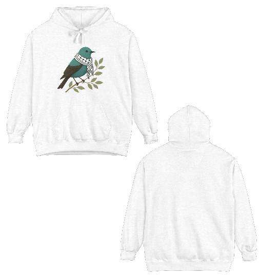 Palestine Sunbird with Keffiyeh and Olive Branch Double Sided Hoodies