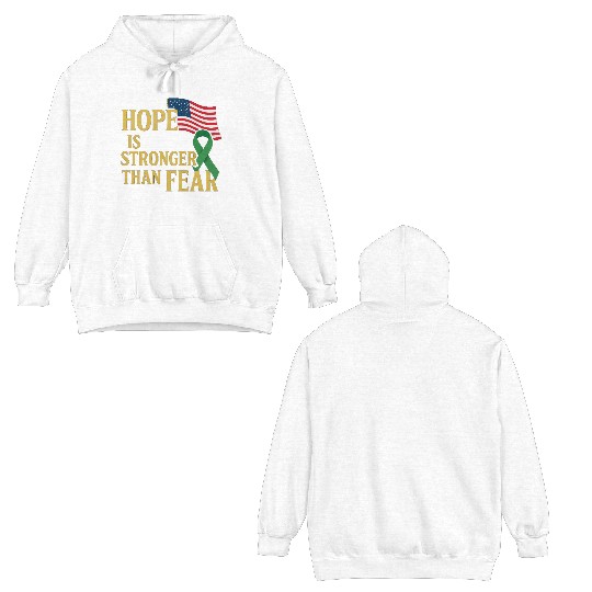 Childhood Cancer Awareness Double Sided Hoodies