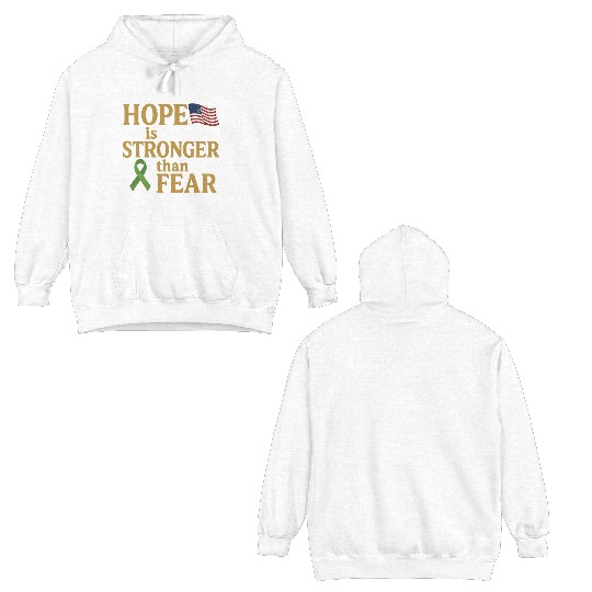 Childhood Cancer Awareness Double Sided Hoodies