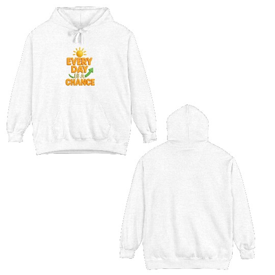 Positive Sunshine Motivational Design Double Sided Hoodies