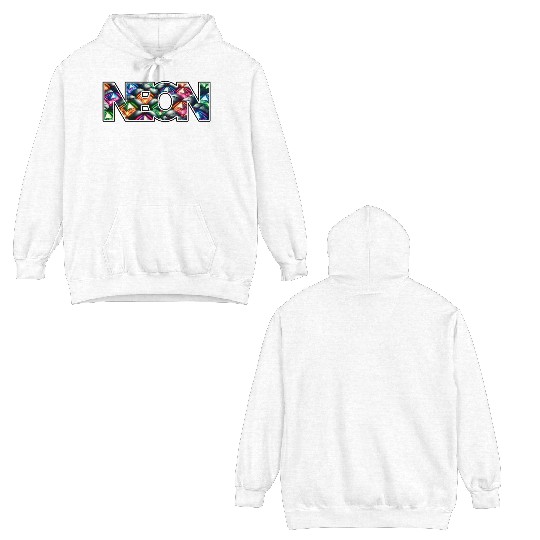Gemstone Deluxe Neon Logo Double Sided Hoodies