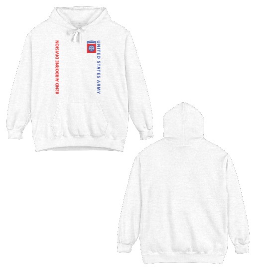 82nd Airborne - Saint Michael Double Sided Hoodies