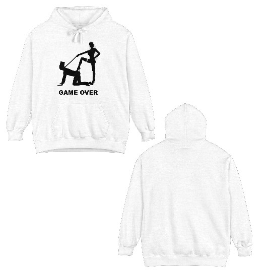 game over marriage matrimory wedlock fog haze Double Sided Hoodies