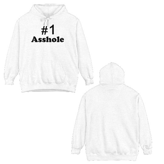Nr 1 Asshole Double Sided Hoodies