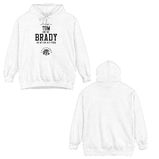 FANTASY QB Tom Brady 12 Double Sided Hoodies