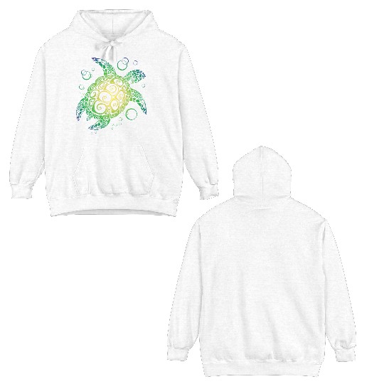 Sea Turtle Double Sided Hoodies