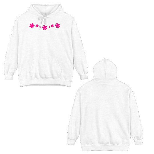 Flowers, Flower design Double Sided Hoodies