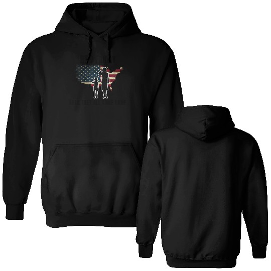 RED Friday (black letters) Double Sided Hoodies
