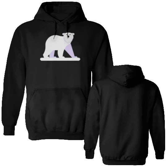 Polar bear Double Sided Hoodies