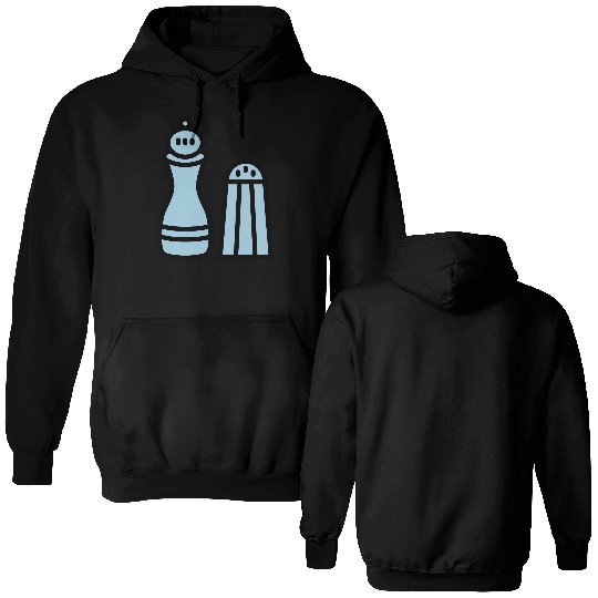 pepper grinder salt shaker Double Sided Hoodies