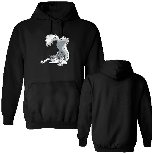 UN-STUCK Grey Husky Double Sided Hoodies