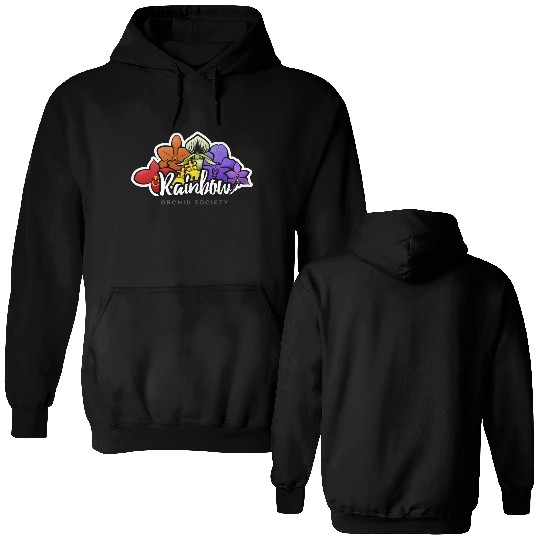 Rainbow Orchid Society Double Sided Hoodies