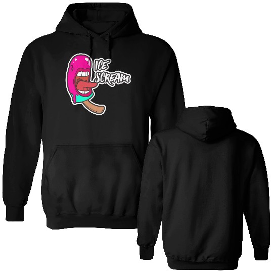 ice scream Double Sided Hoodies