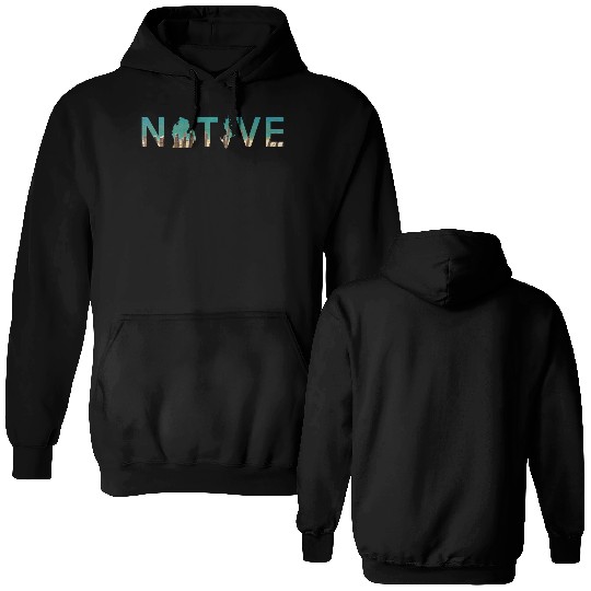 Native Michigan Beach Sand Dunes Summer Double Sided Hoodies