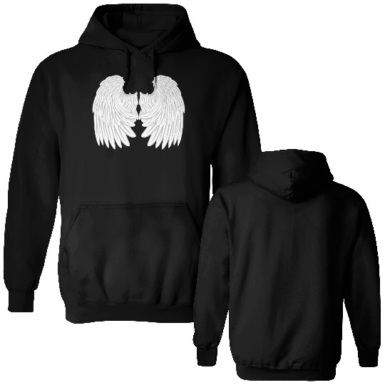 Angel Wings Double Sided Hoodies
