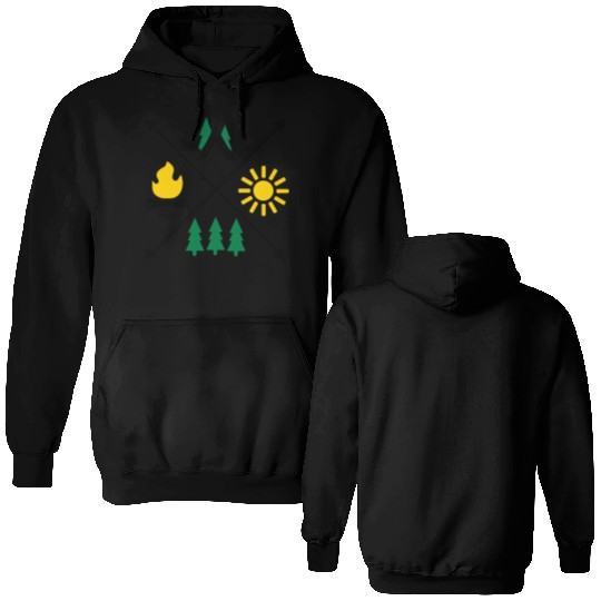 camping Double Sided Hoodies